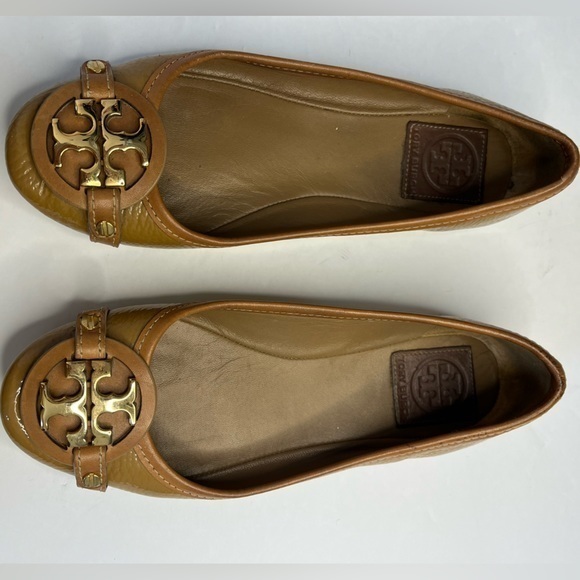 Tory Burch Patent Nude Ballet‎ Flat 6 - Picture 3 of 8